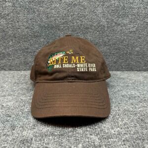 90s Vintage Rainbow Trout Fishing Cap Hat Bull Shoals White River State Park